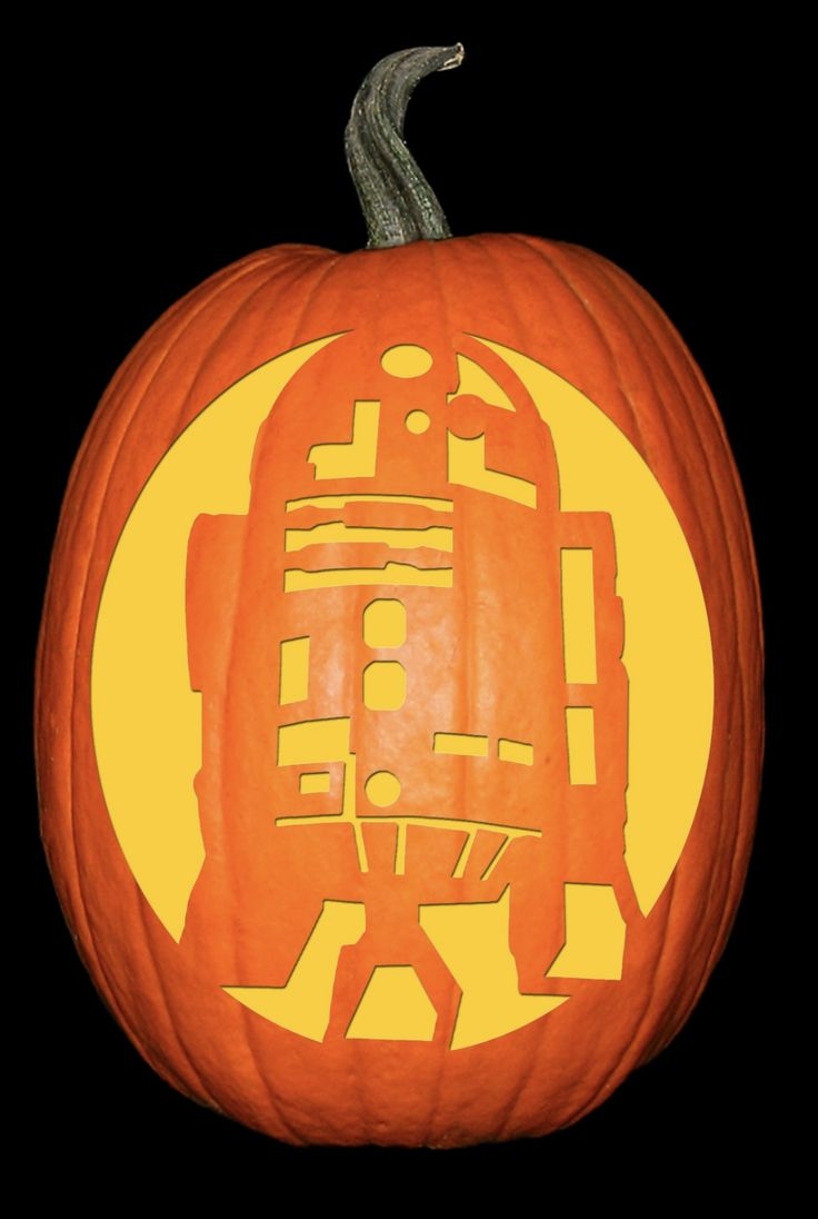 Star Wars R2D2 Pumpkin Carving