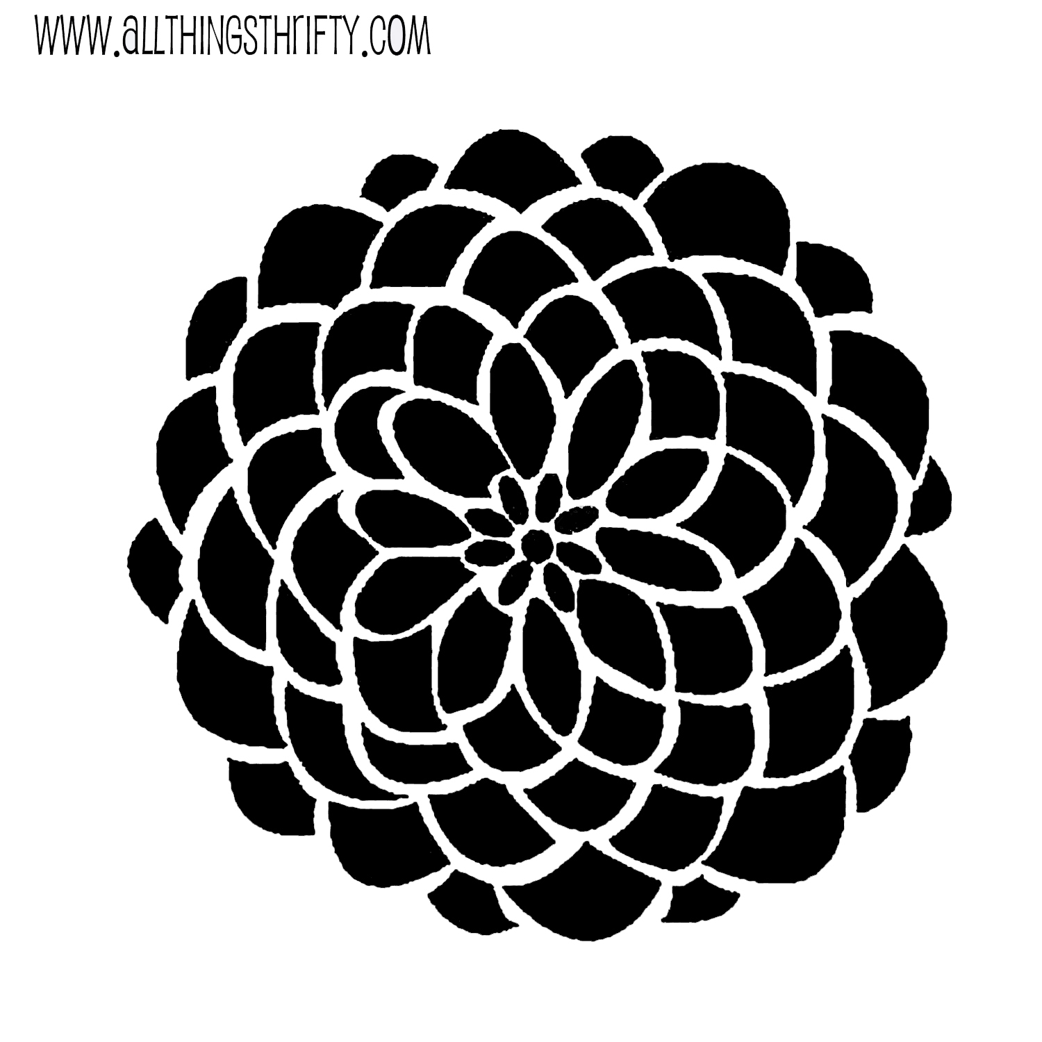 Stencil Patterns Just For You All Things Thrifty