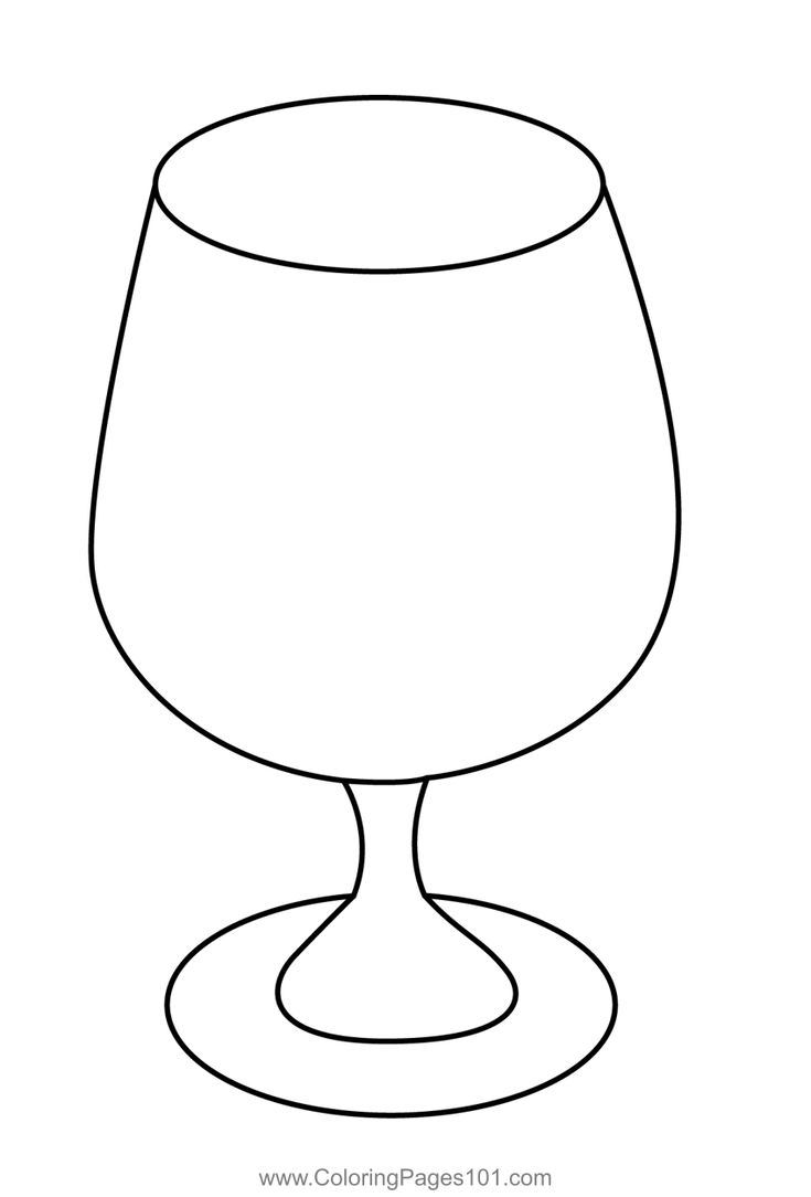 Free Printable Wine Glass Stencils