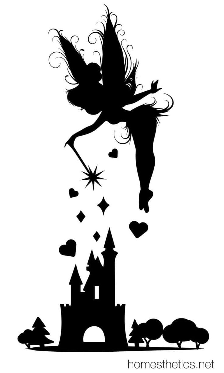 Tinker Bell Free Printable Halloween Stencils