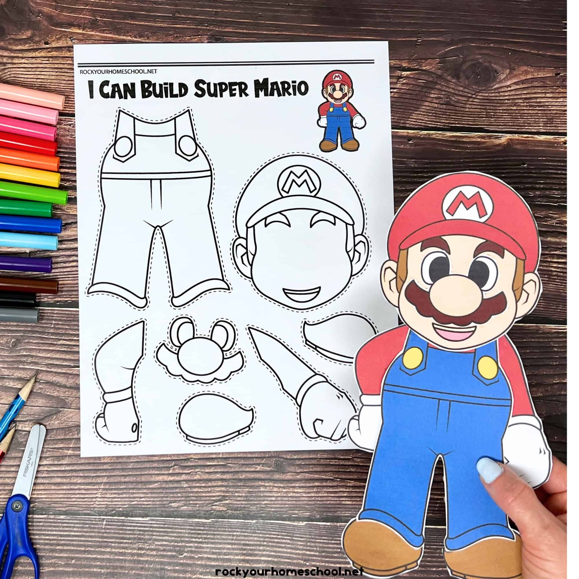 Super Mario Crafts For Kids How To Make And Enjoy 20 Free Rock Your Homeschool