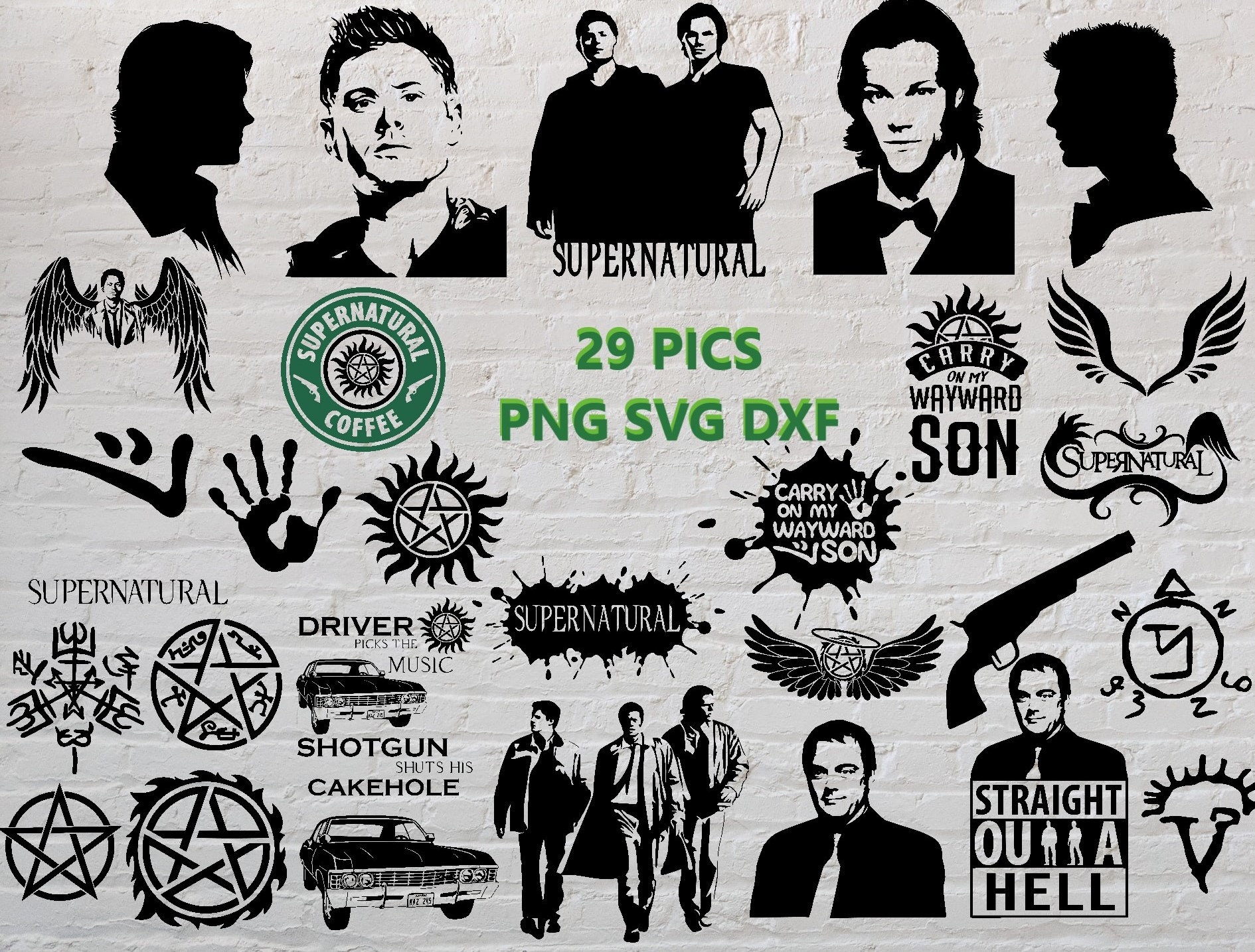 Supernatural Pdf Etsy