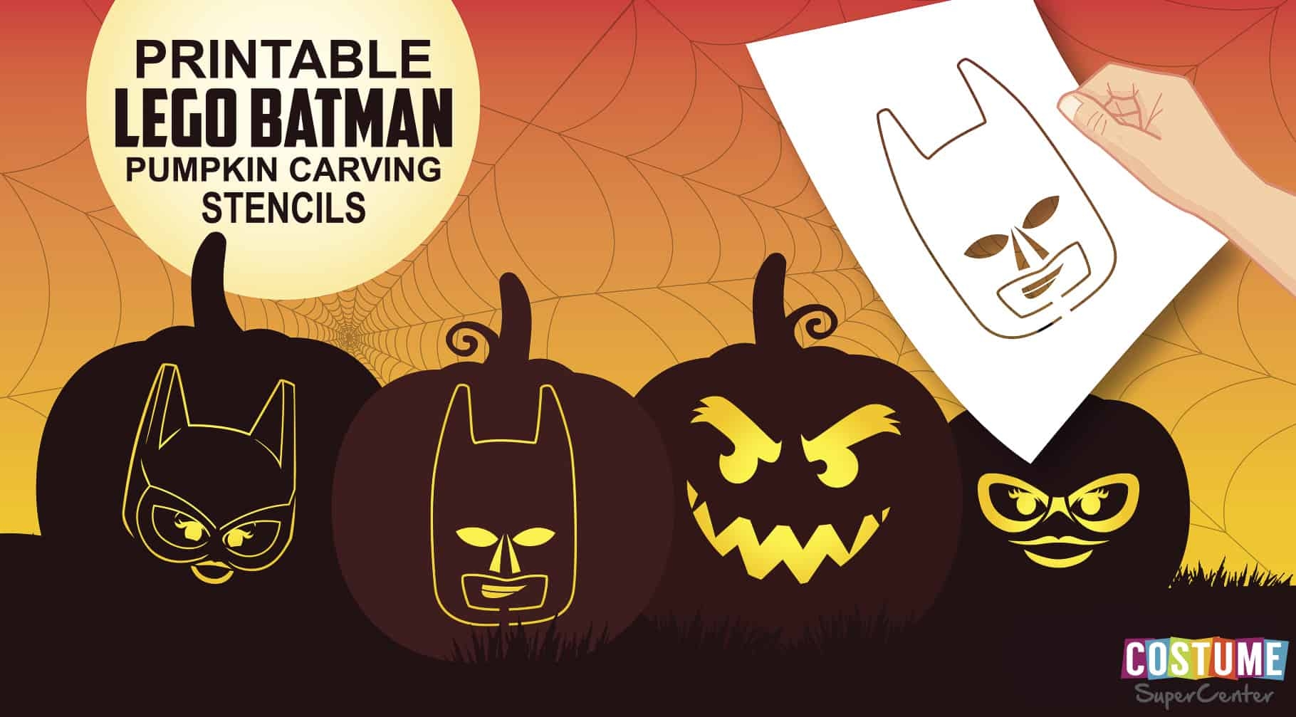 Free Lego Printable Pumpkin Stencils