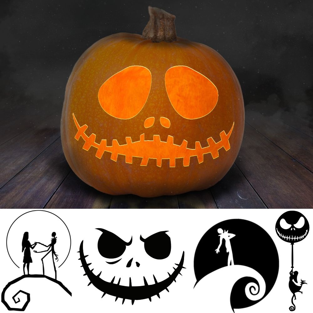 Free Printable Pumpkin Skull Carving Stencils