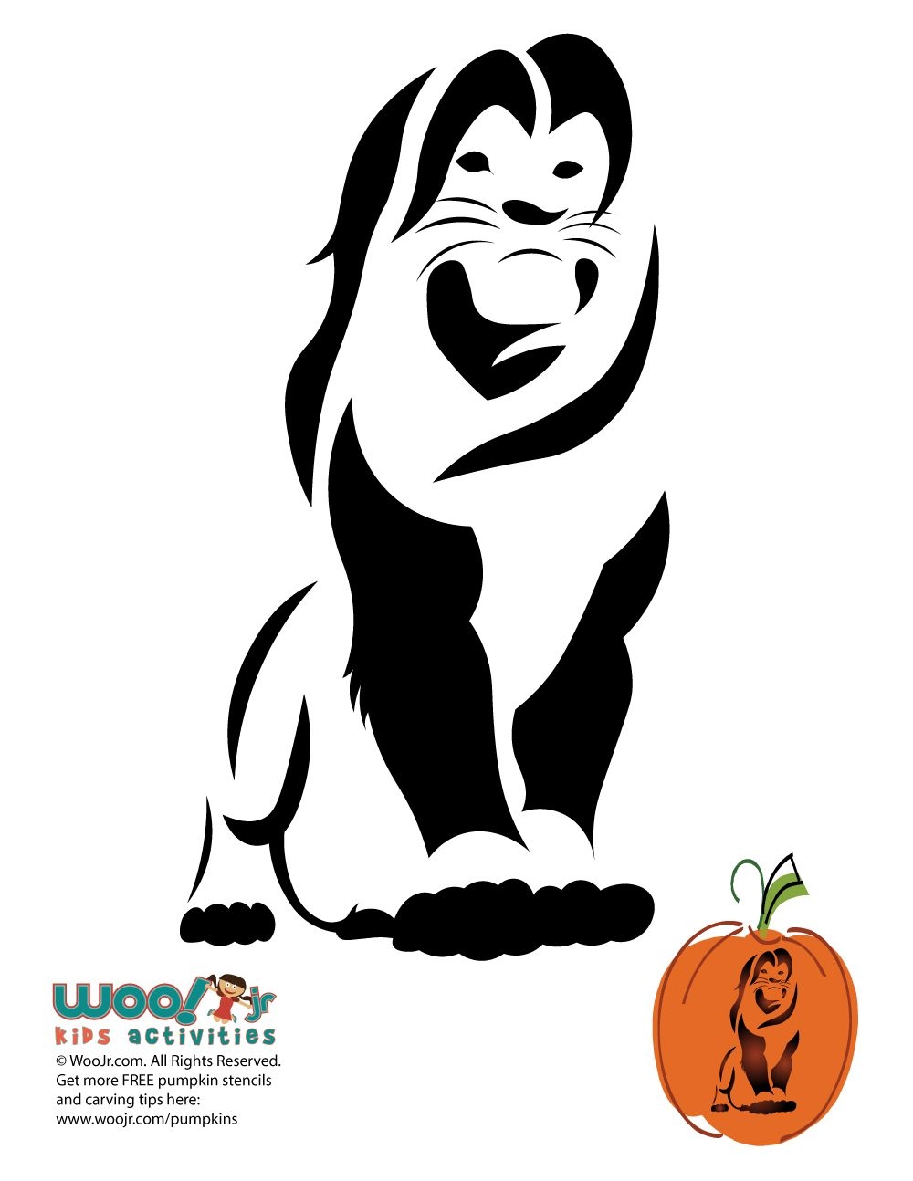 Disney Jr Free Printable Pumpkin Stencils