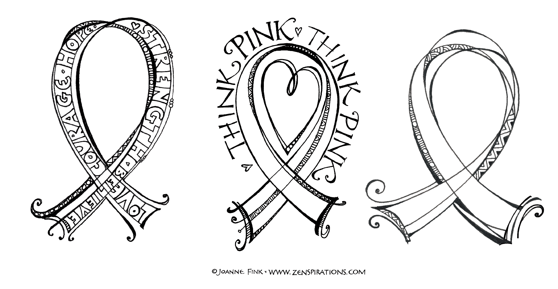 Free Printable Stencil Awareness Ribbon