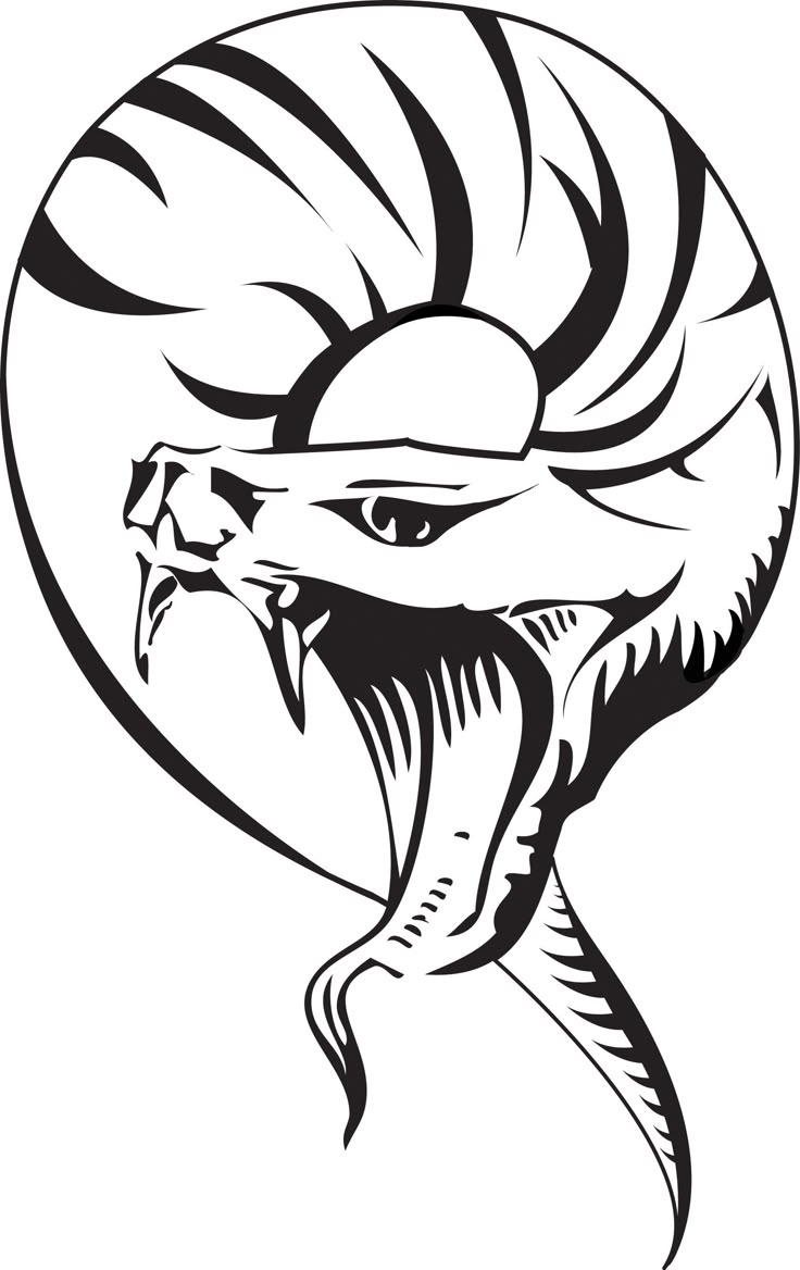 Tibal Snake Tattoos Tribal Snake Design Tattoos Information Free ClipArt Best
