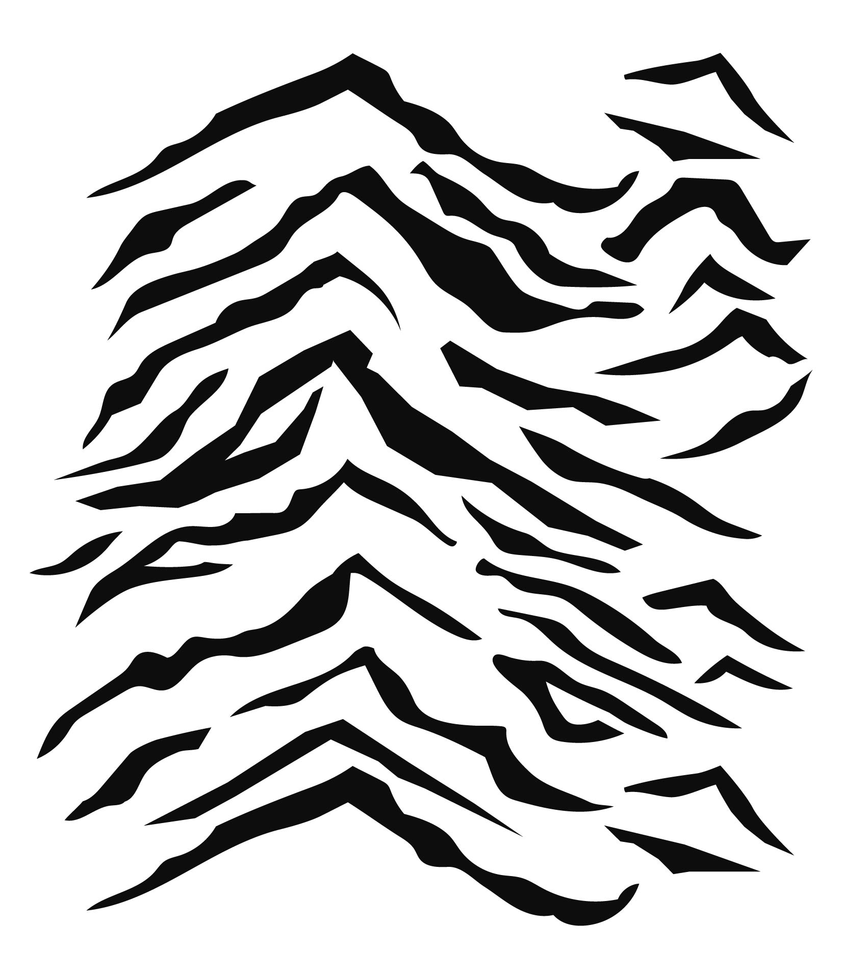 Free Printable Simple Camo Stencil