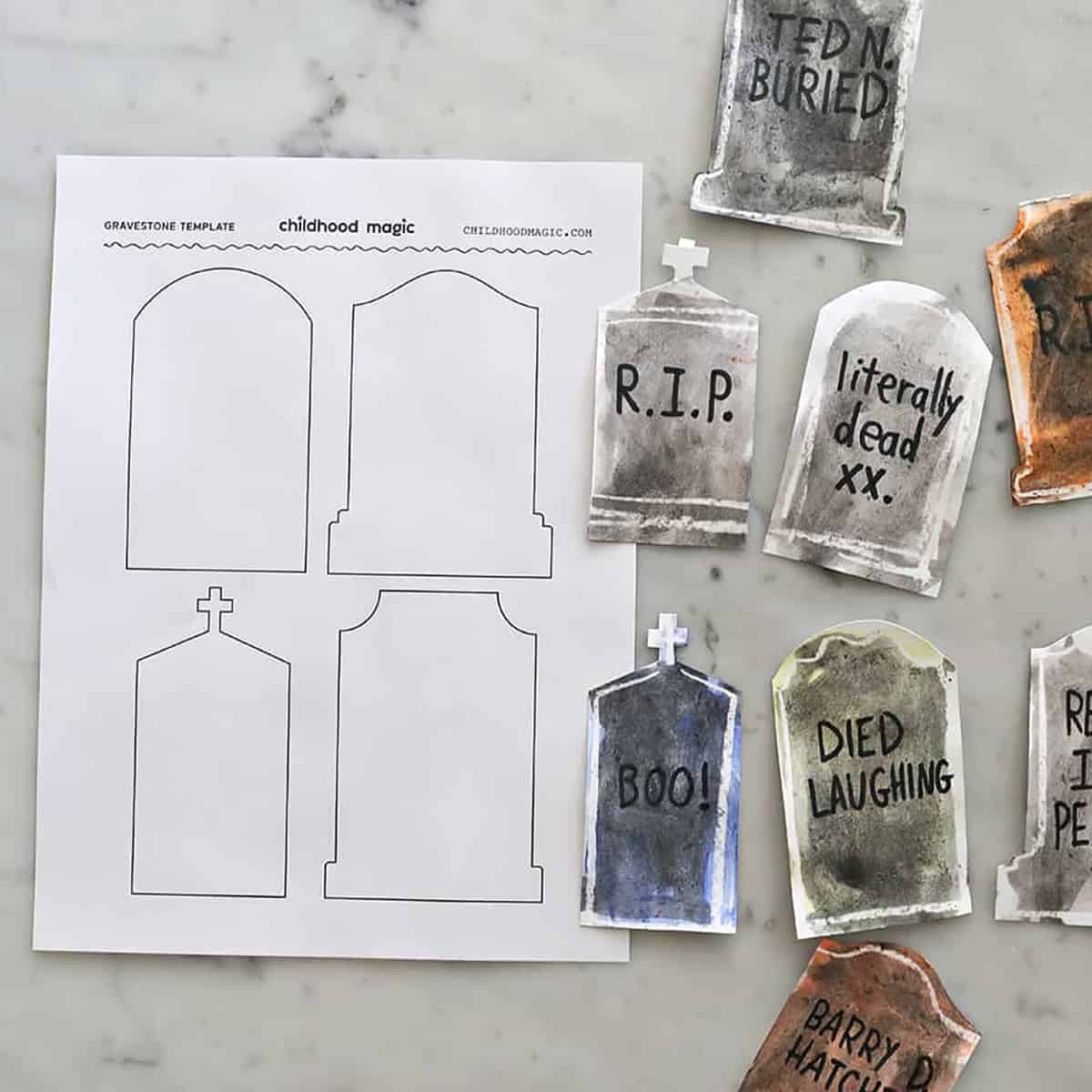 Tombstone Outline 