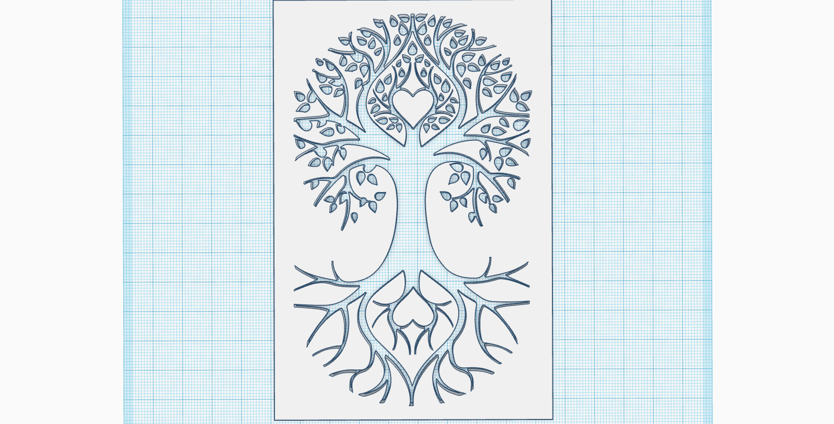  Tree Of Life Stencil Printable Sacred Tree Decoration Spiritual Wall Art Decor STL File For Cults