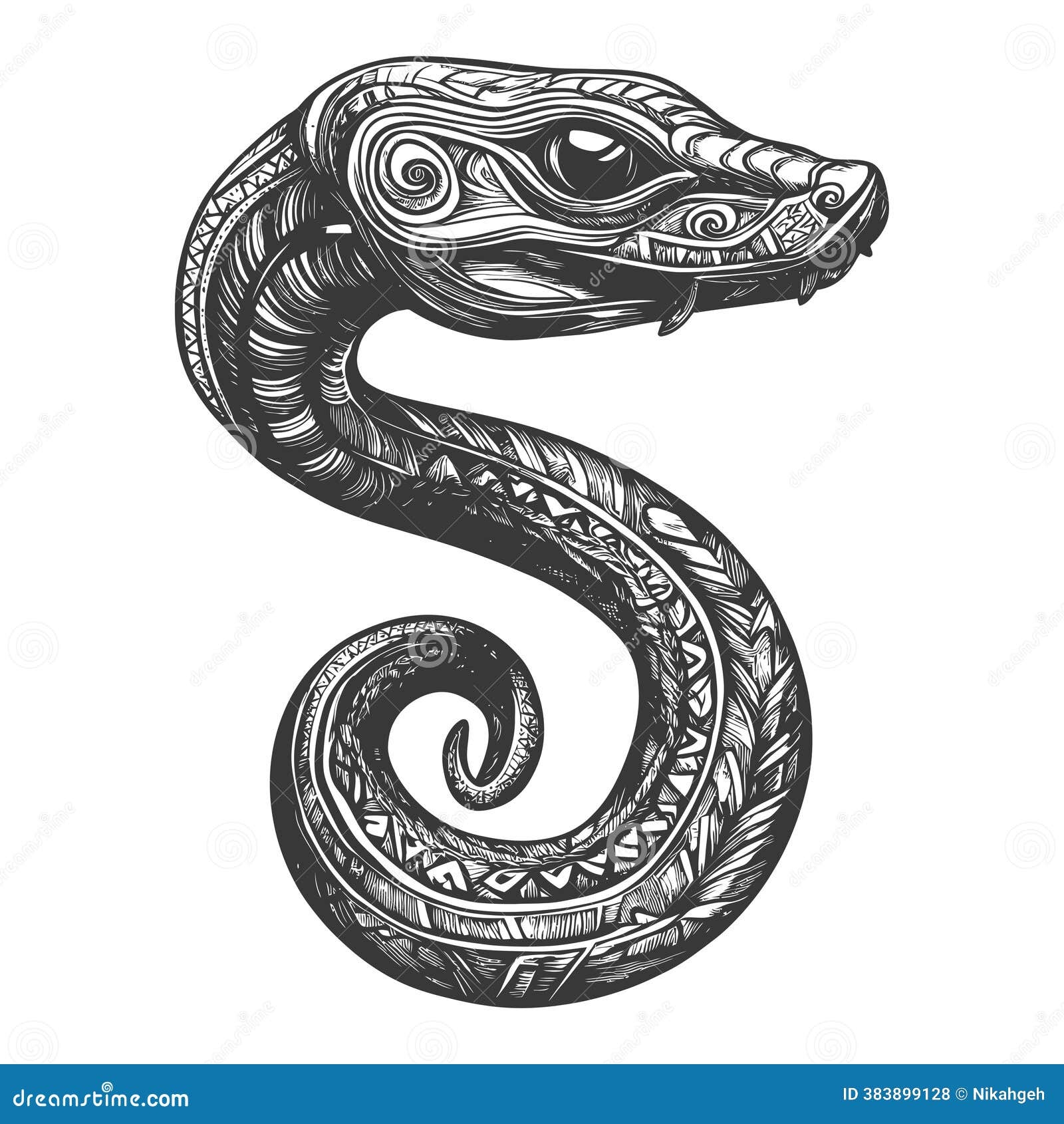 Tribal Snake Vector Stock Illustrations 2 562 Tribal Snake Vector Stock Illustrations Vectors Clipart Dreamstime
