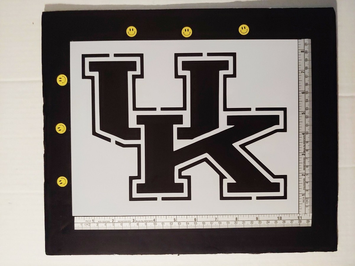 UK University Of Kentucky Wildcats 11 X 8 5 Custom Stencil FAST FREE SHIPPING EBay
