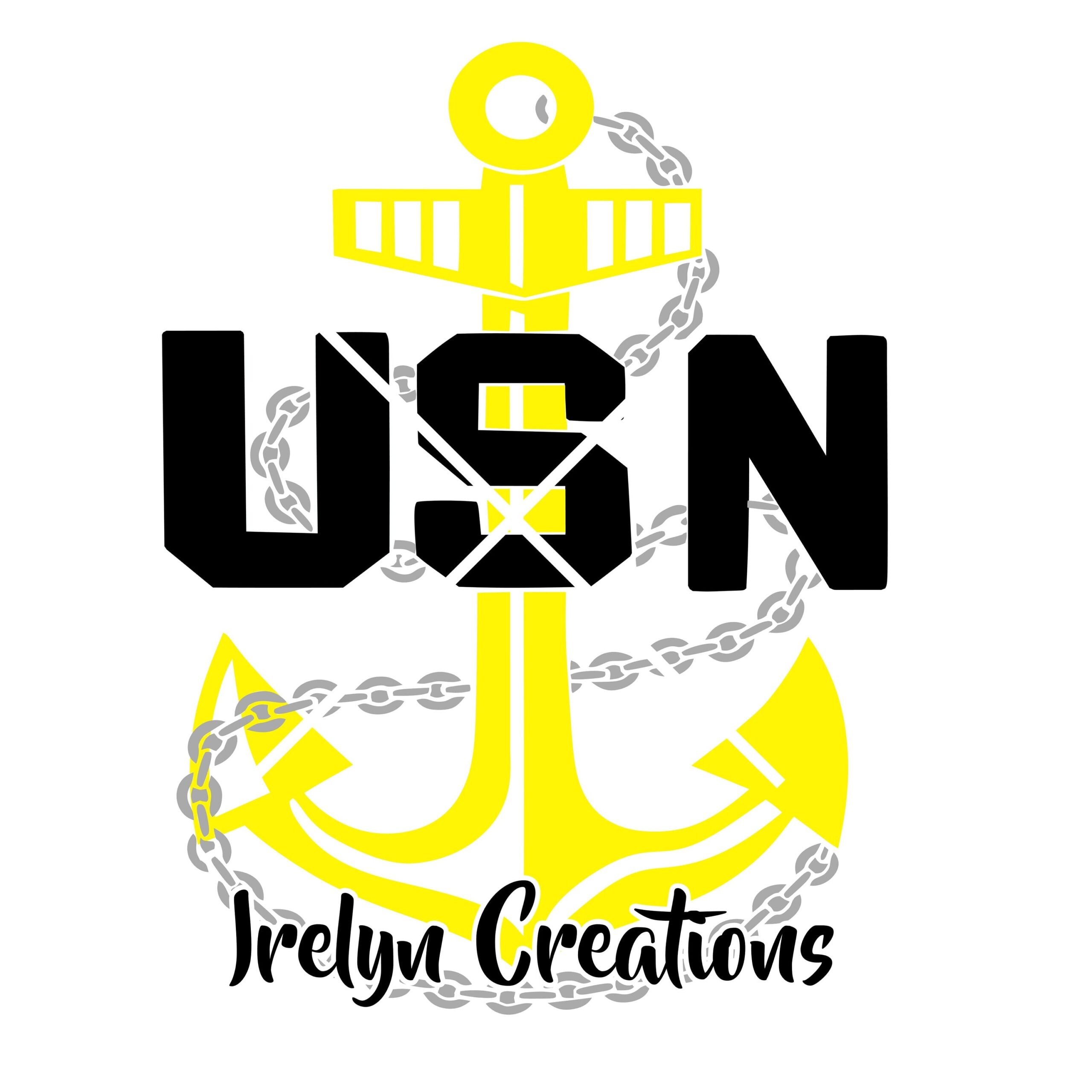 United States Navy Chief USN Fouled Chief Anchor Cut File SVG Instant Download Clipart Military Sublimation Design Graphic Etsy