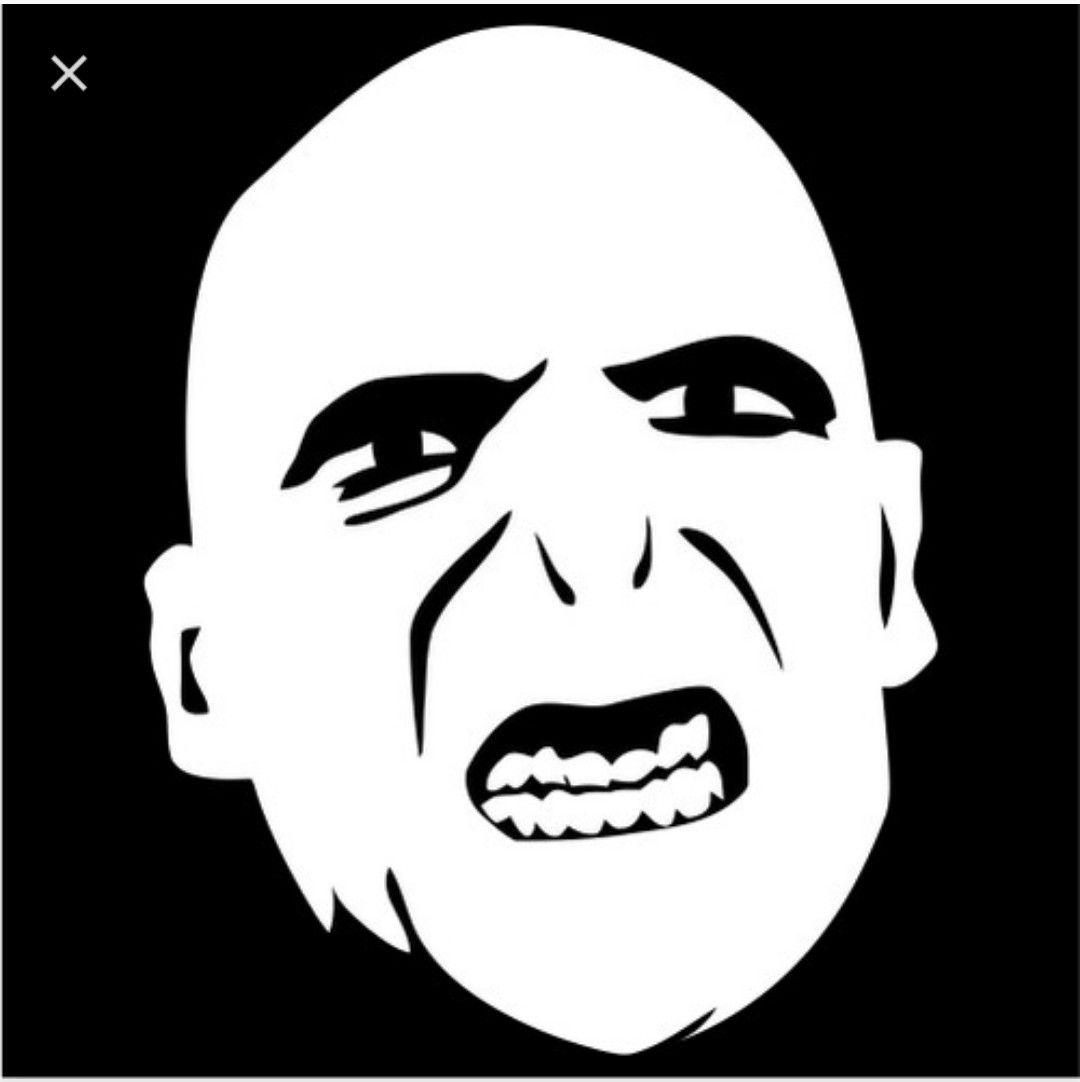 Free Lord Voldemort Pumpkin Stencils Printable