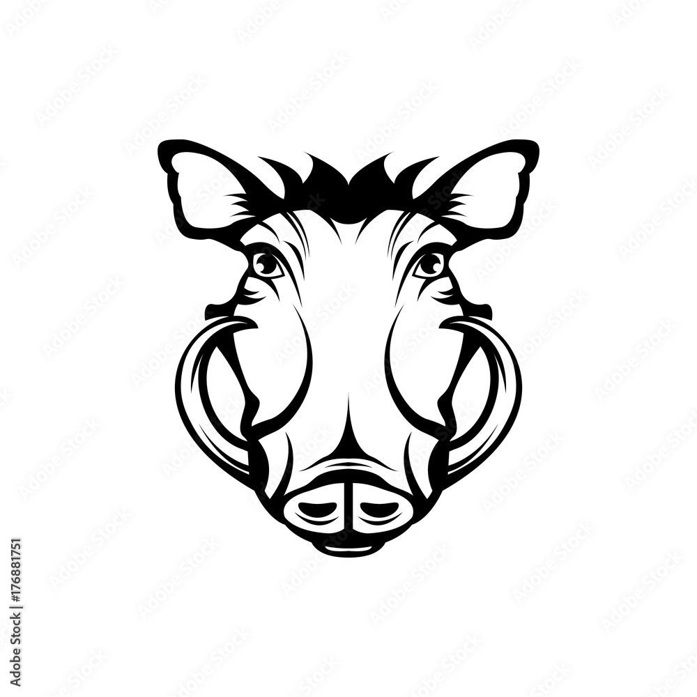 Free Warthog Stencil Printable