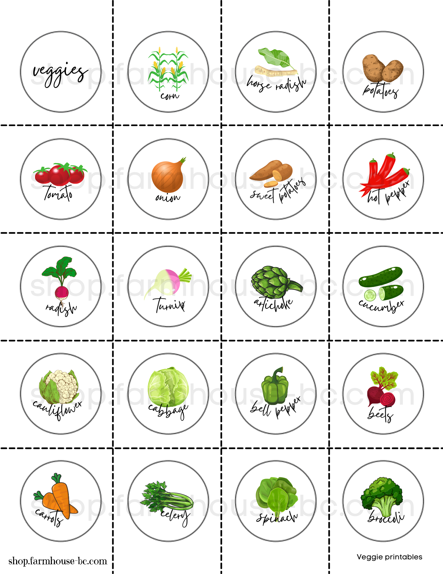 Veggie Template Farmhouse bc Shop