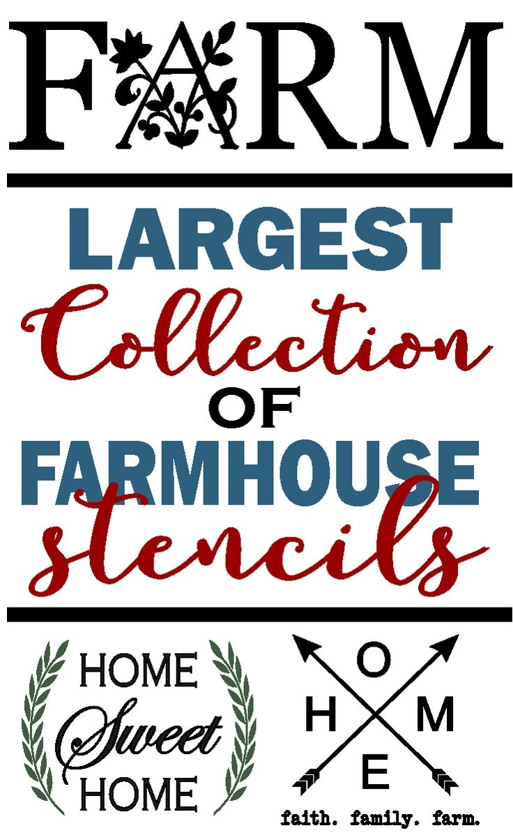 Free Printable Farmhouse Stencils