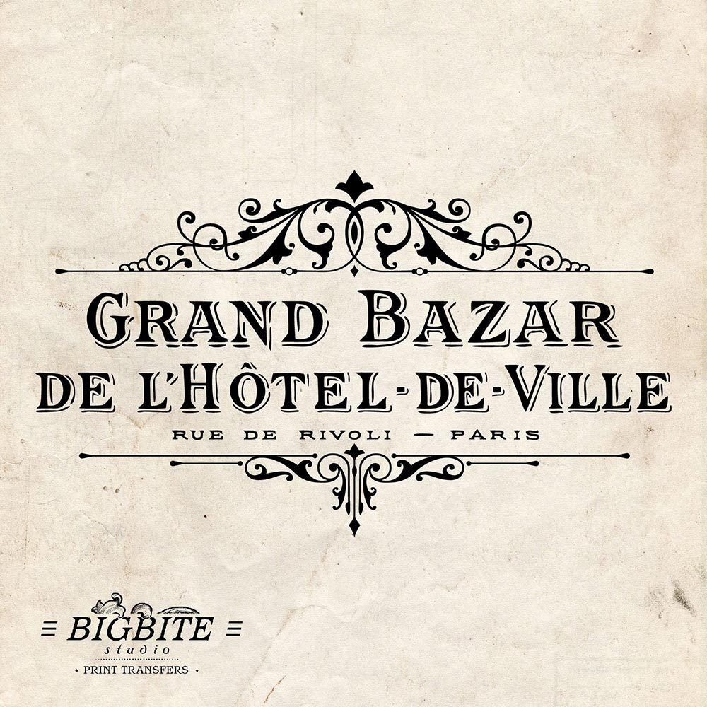 Hotel De Paris Free Printable Stencil