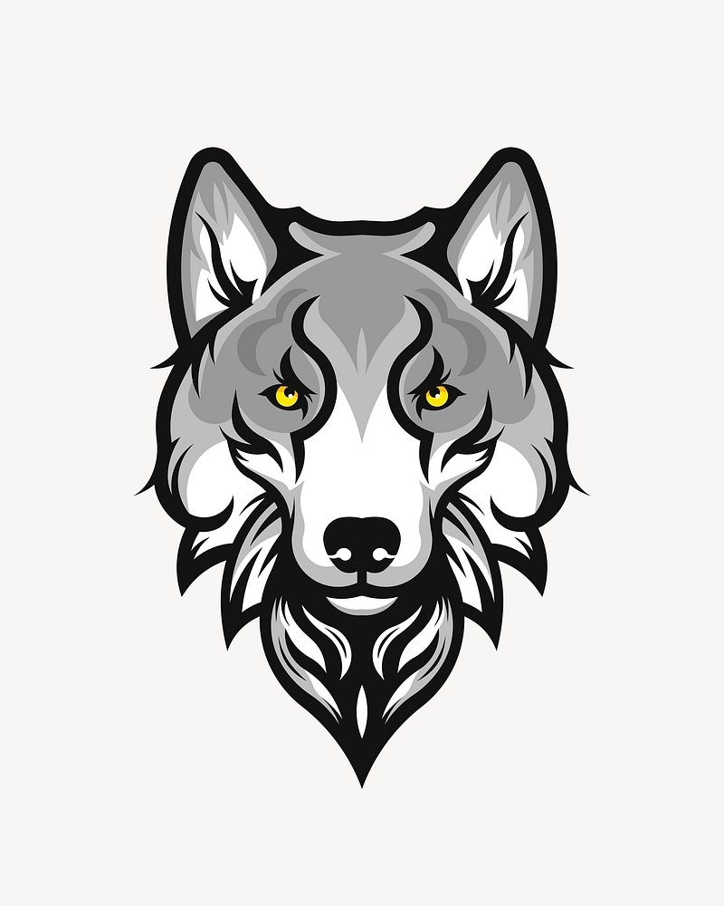 Wolf Stencil Printable Images Free Photos PNG Stickers Wallpapers Backgrounds Rawpixel