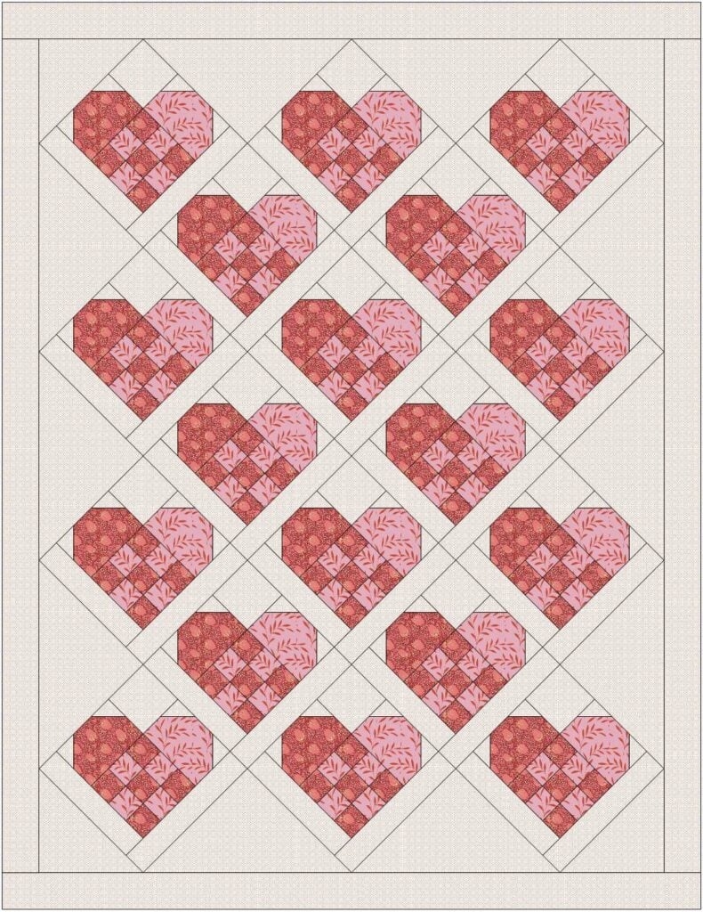 Printable Heart Free Quilting Stencil Patterns