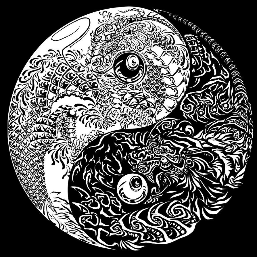 Free Printable Yin Yang Stencil Design